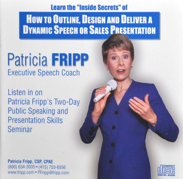 How to Outline, Design, and Deliver a Dynamic Speech or Sales Presentation - audio CD or MP3